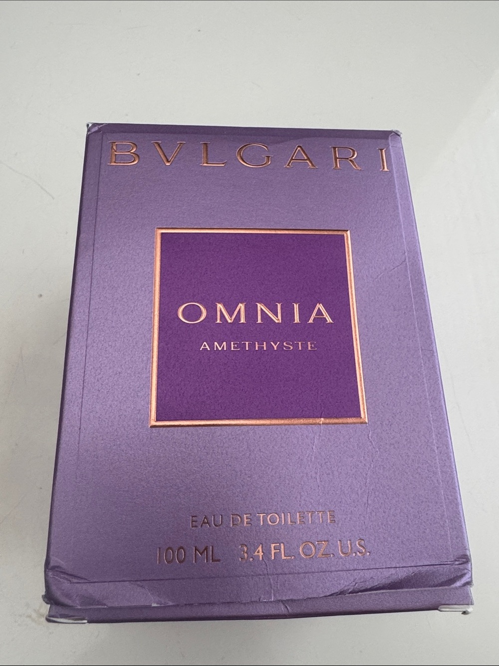 Bulgari Omnia Amethyste Purple and Gold Box